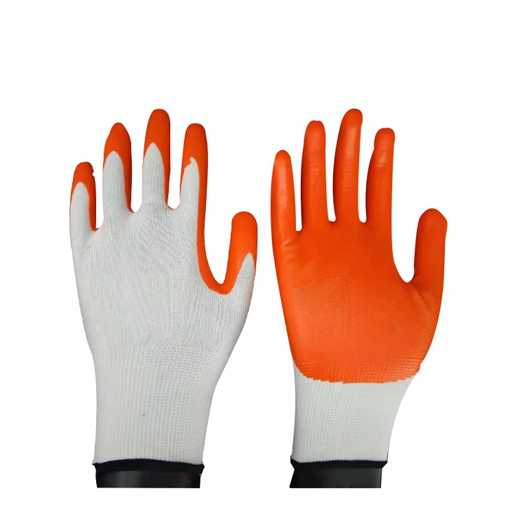 Горячие продажи перчатки работы безопасности осмотр перчатки нитрил