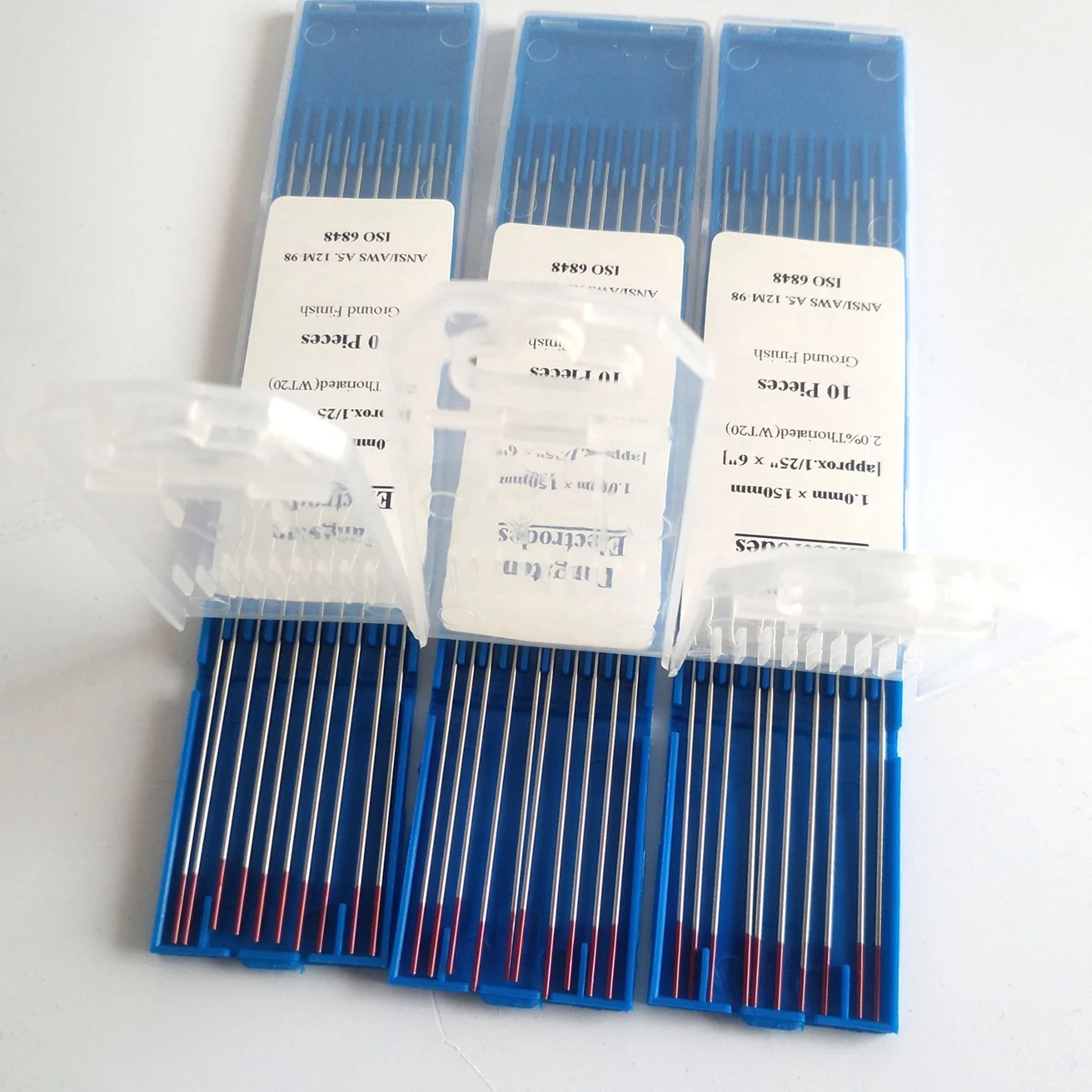 China Factories WT20  2%  Thoriated Red  Tungsten Electrode For Welding Machine And Welding Torches