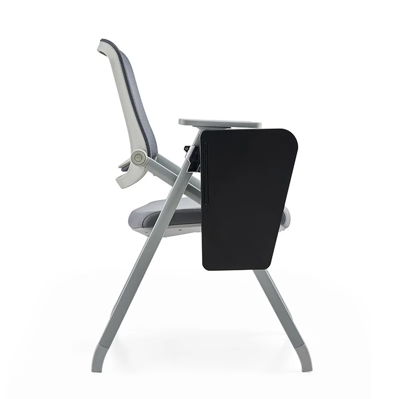 Task Office Chair School Classroom Student Chair Office Foldable Training Room Chair With Writing Pad