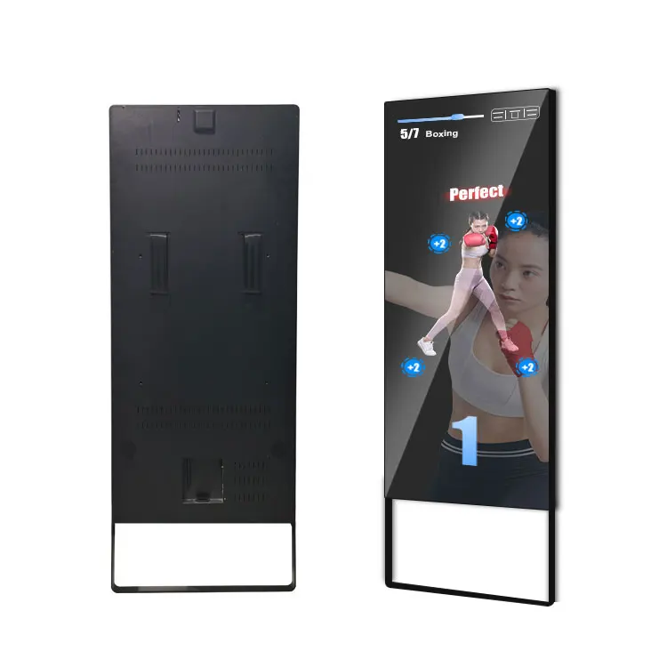 FaGym  Virtual Magic Mirror Touch Screen Fitness Smart Interactive Wall Mount