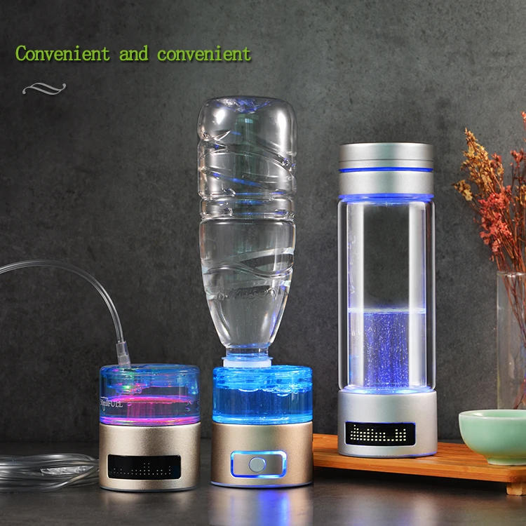 2023 ionizer cup generator bottle rechargeable quantum hydrogen rich water cup hydrogen rich cup