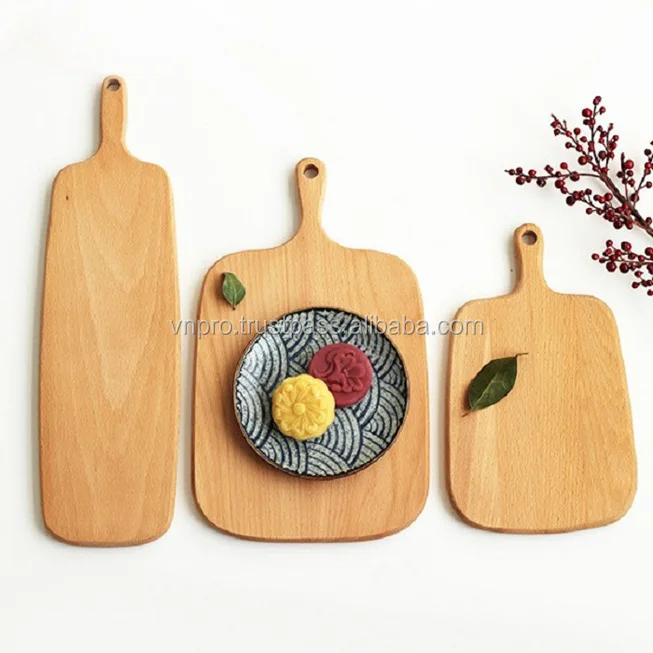 
Hot sale Eco-friendly organic bamboo cutting board wood thick chopping block Vetnam factory bamboo cutting board 