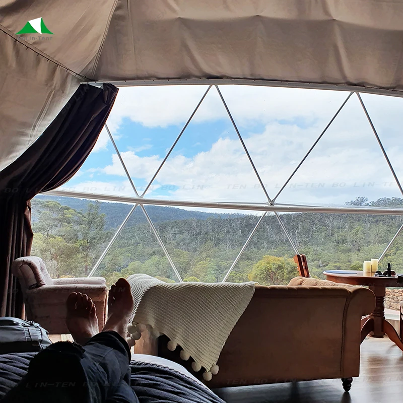 Hot Selling New Design Hotel Polycarbonate Dome Tent Domo House For Resort