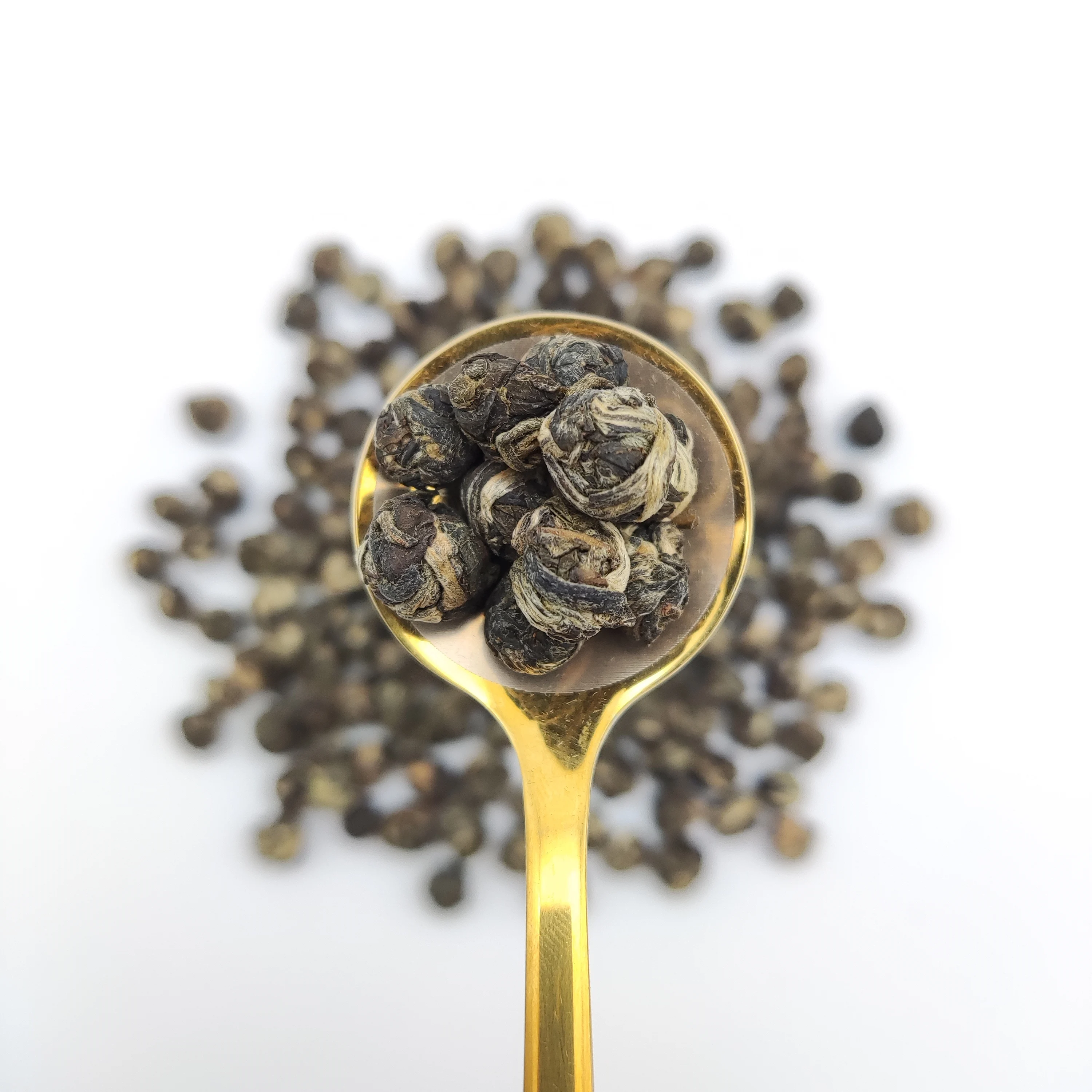 Prime High Demand Factory Direct Handmade Strong Aroma Bulk Wholesale Pure Natural EU Organic Jasmine Dragon Pearl Green Tea