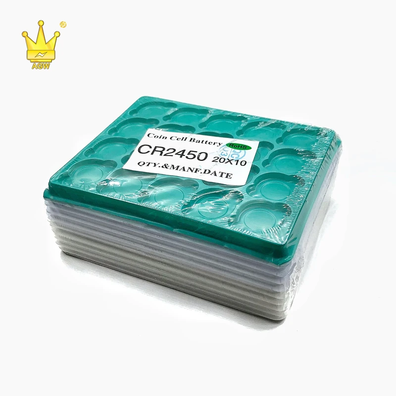 Литий-ионные батареи CROWN C CR2450 600 мАч 3 в для электронных часов аккумулятор