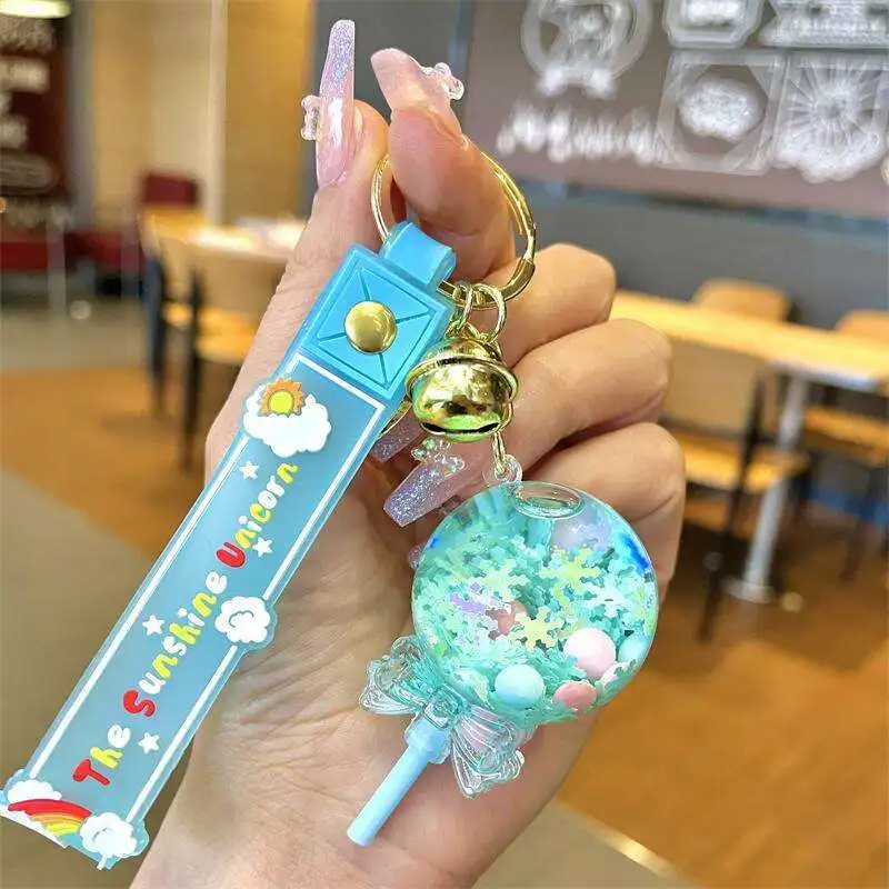 SY366 Promotional Gifts Anime Acrylic Keychain With Customized Logo Kawaii lollipop acrylic keychain