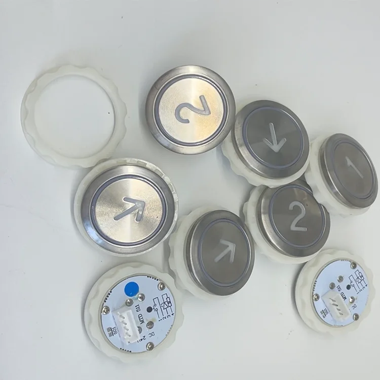 Otis Kone Made In China Elevator Buttons Lift Push Round Button For Elevator