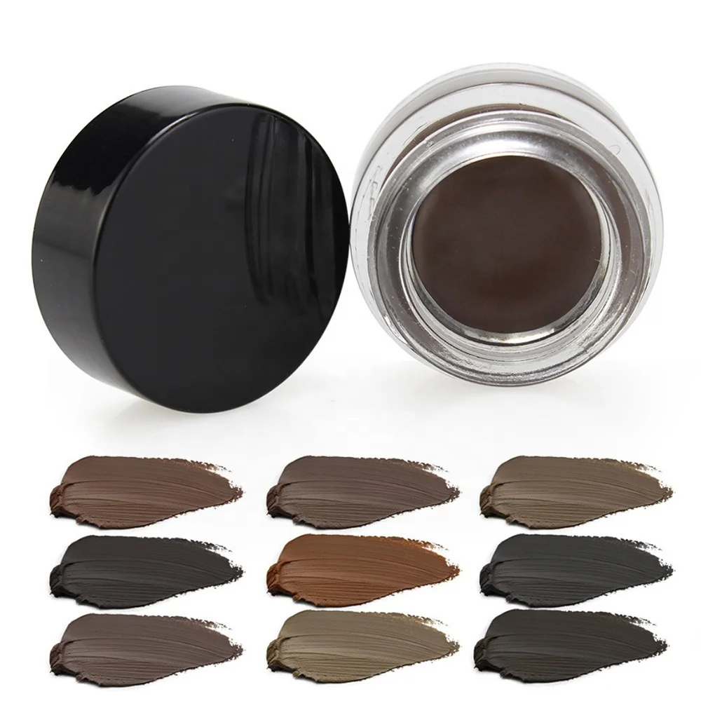 
Long Lasting Waterproof Eyebrow Pomade Gel,Eyebrows Enhancers Smooth Eye Brow Makeup 
