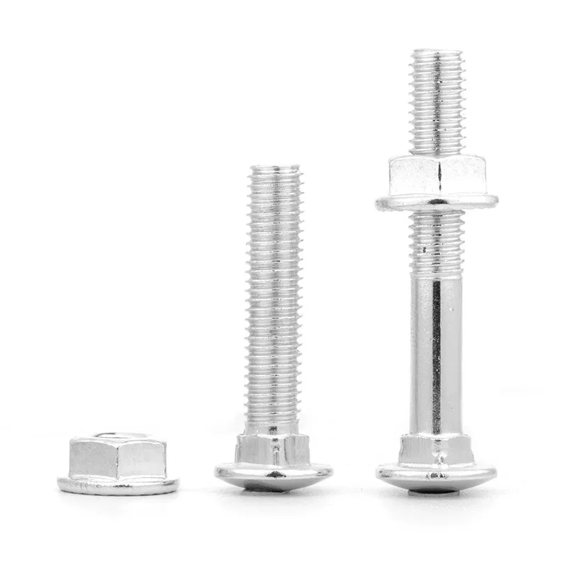 Carriage Bolts Din603 Truss Round Head Square Neck Carriage Screw Coach Bolt and nuts carriage bolt and flange nut