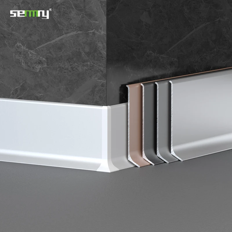 Hot Sale Flooring Baseboard Wall Decoration Aluminium Skirting Aluminium skirting for shopping mall decoration