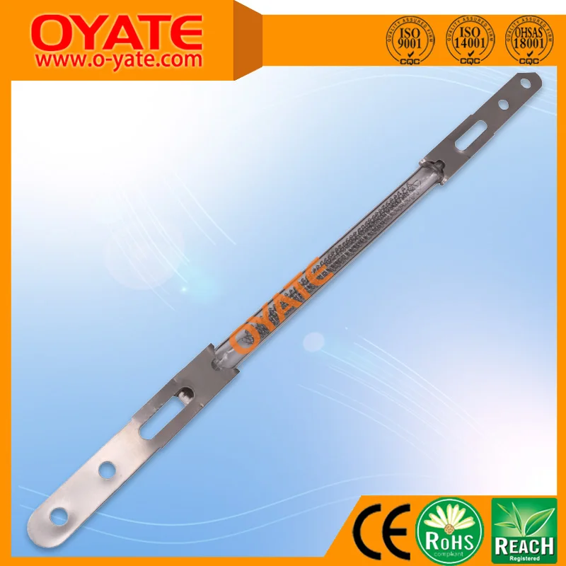 520mm 1600w R7S Fast medium wave halogen Infrared Quartz Heating Element for Flash Dryer