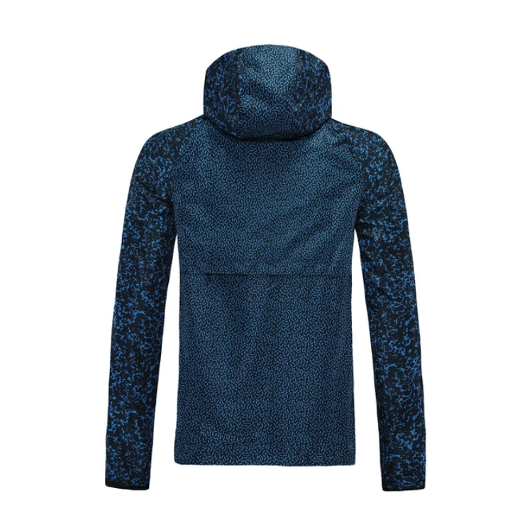 Factory Wholesale Lightweight Waterproof Soccer Club Team Windbreaker Jacket