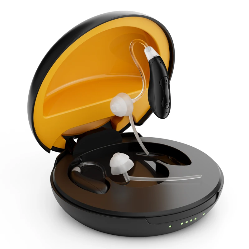 High Quality 16-Channel Mini Bluetooth Invisible Hearing Aids Sound Amplifier for Elderly with Hearing Reduction