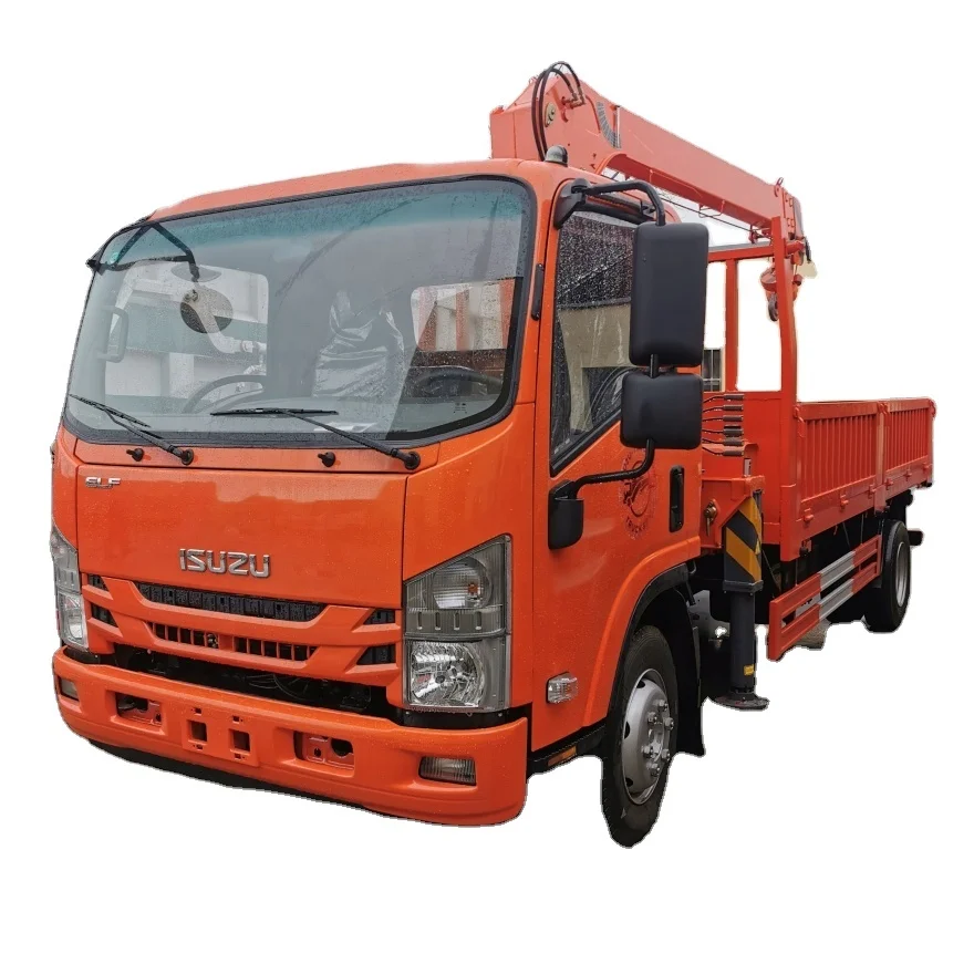 2ton .3.2ton Isuzu crane truck boom truck mounted  crane