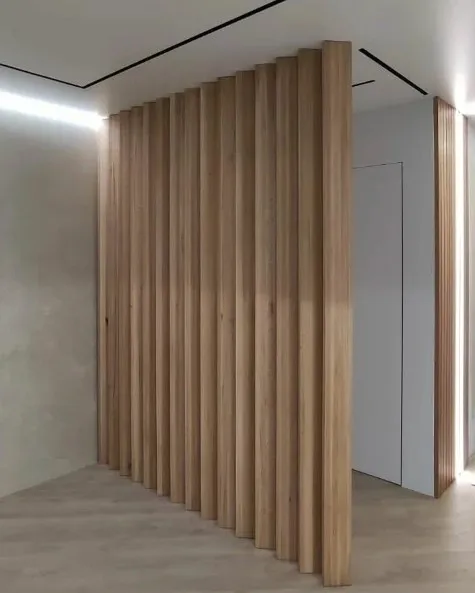 Indoor Fashion decorative timber tube wpc wood pvc composite material