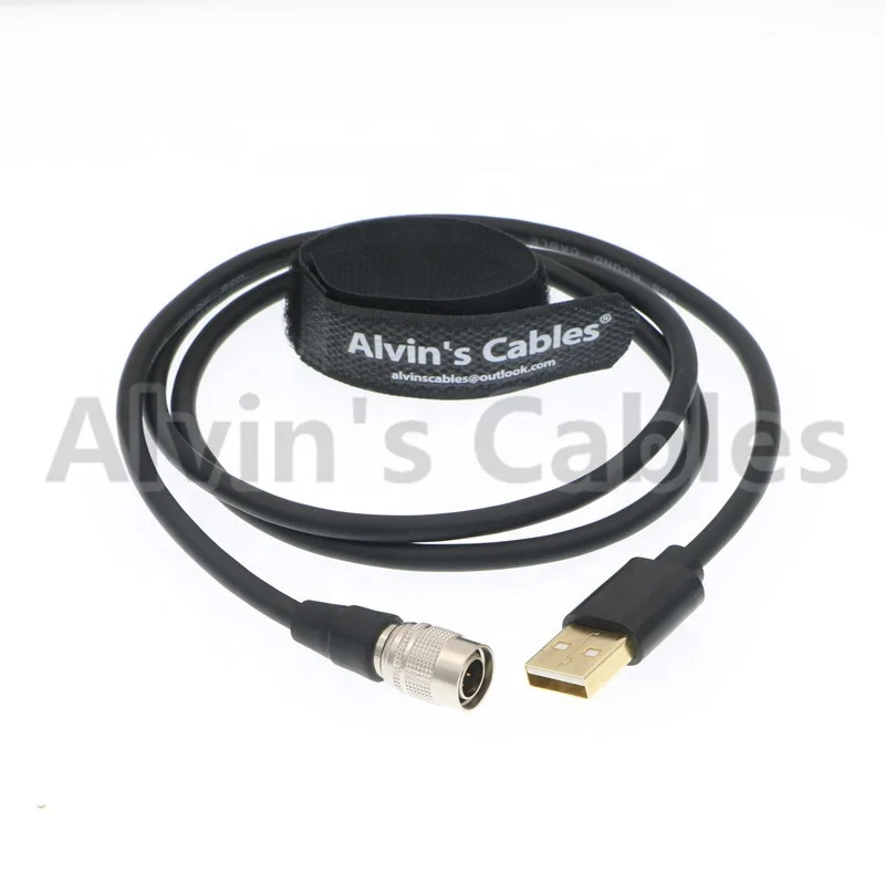 
Hirose 4 Pin Male to USB Total Station Data Cable for Sokkia Topcon W8 W7 Length 