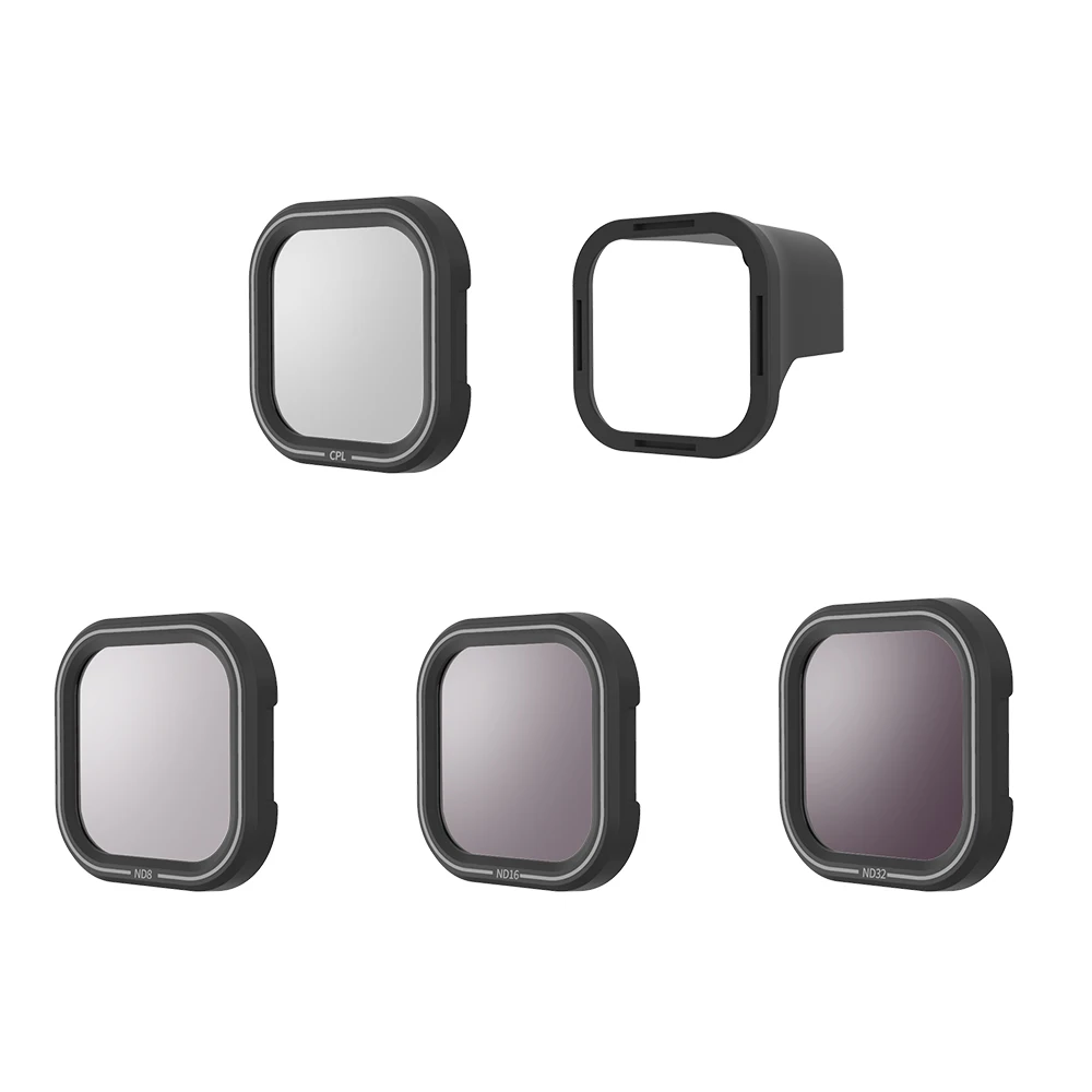 GoPros Accessories 4 Pack CPL ND8 ND16 ND36 Lens Filter Kit Set Neutral Density Filter for GoPro Hero8 Black Camera