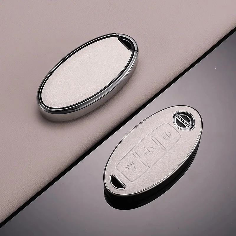 Elegant sublimation tpu leather car key case cover for Nissan Sylphy Teana Bluebird Sunny Terra Livina Ariya auto accessories