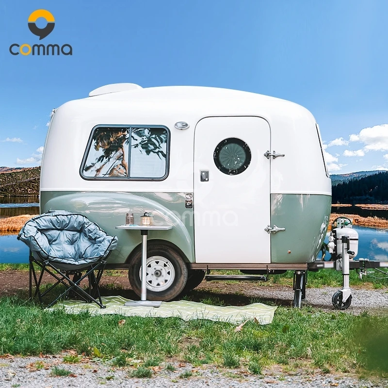 China manufacturer Fashionable camper van conversion kits fiberglass build own camper micro campers off road with fridge