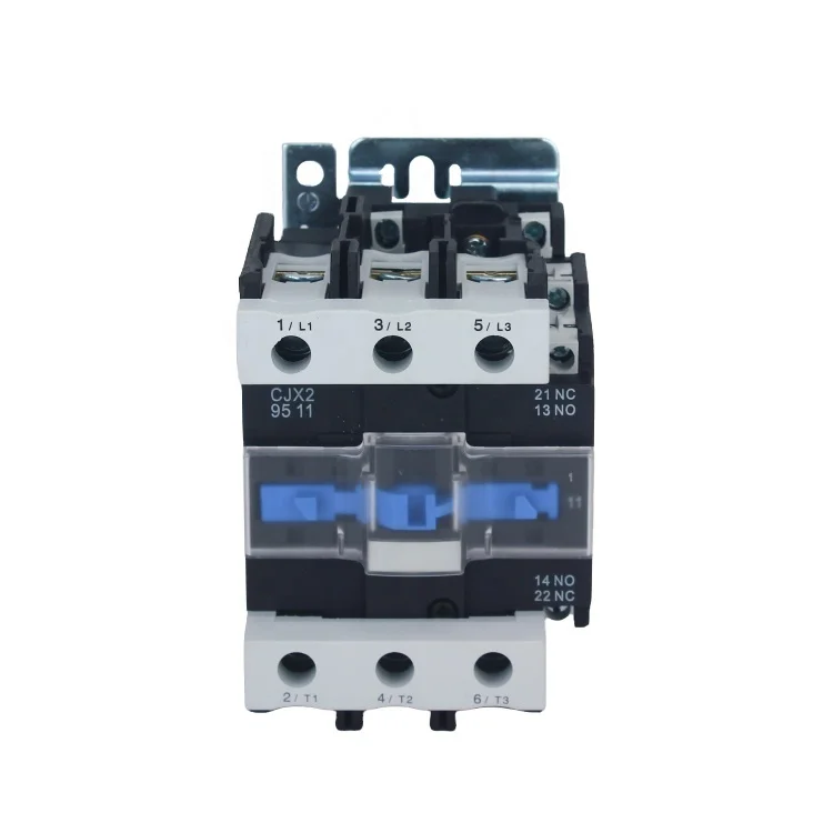 Magnetic contactor KFX2-95 LC1D95 CJX2-9511 110V 220V 380V 95A with dust cover electrical silver contact points contactor