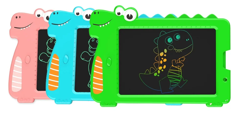 Smart Drawing Handwriting Lcd Writing Tablet High Quality 10 Inch Dinosaur Electronic Handwriting Memo Pads