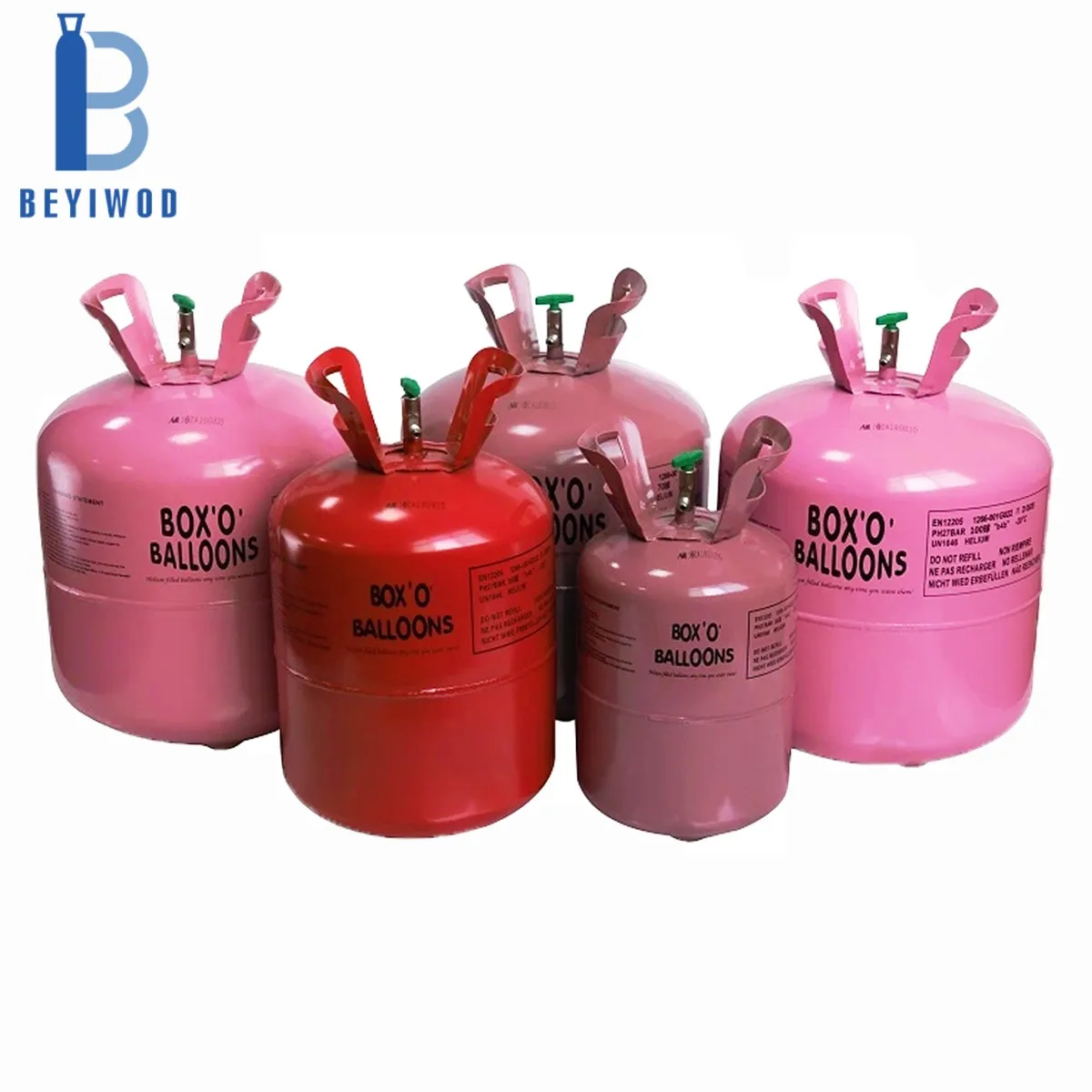 50lb 30lbTank balloons Wholesale Helium Pure Helium Balloons Cylinder 13.4l 22.4l