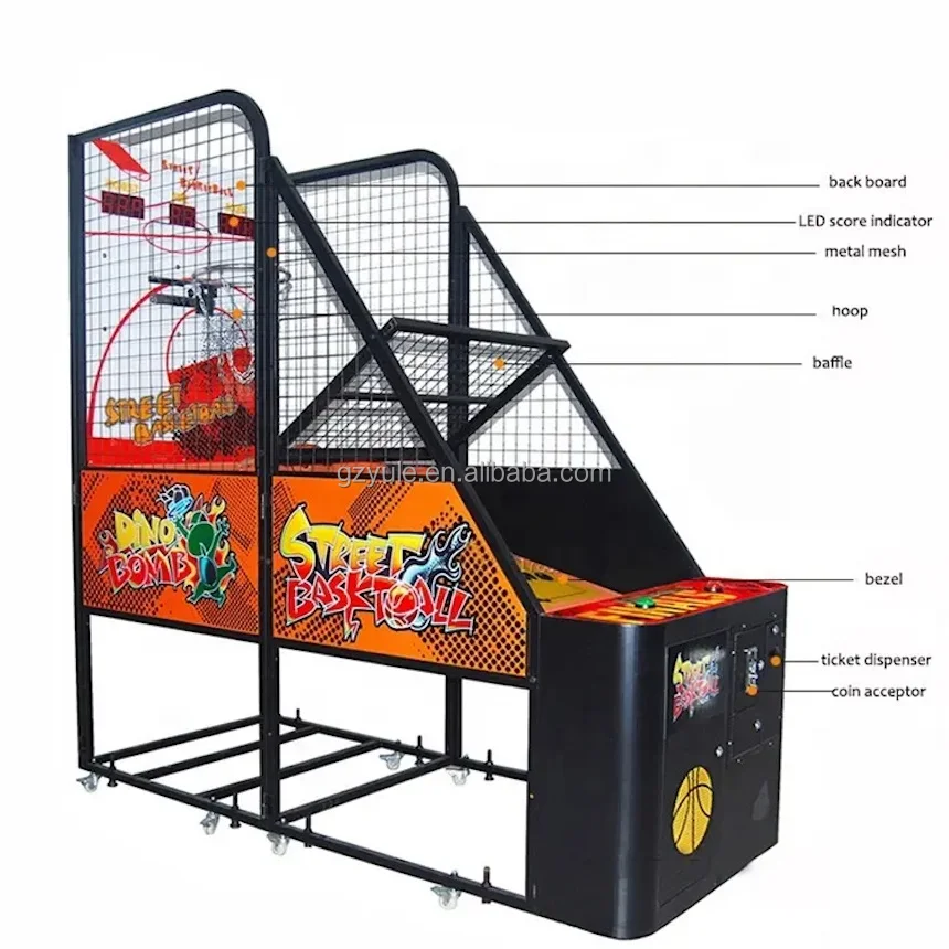 basketball arcade game outdoor basketball arcade game machine free play folding basketball game