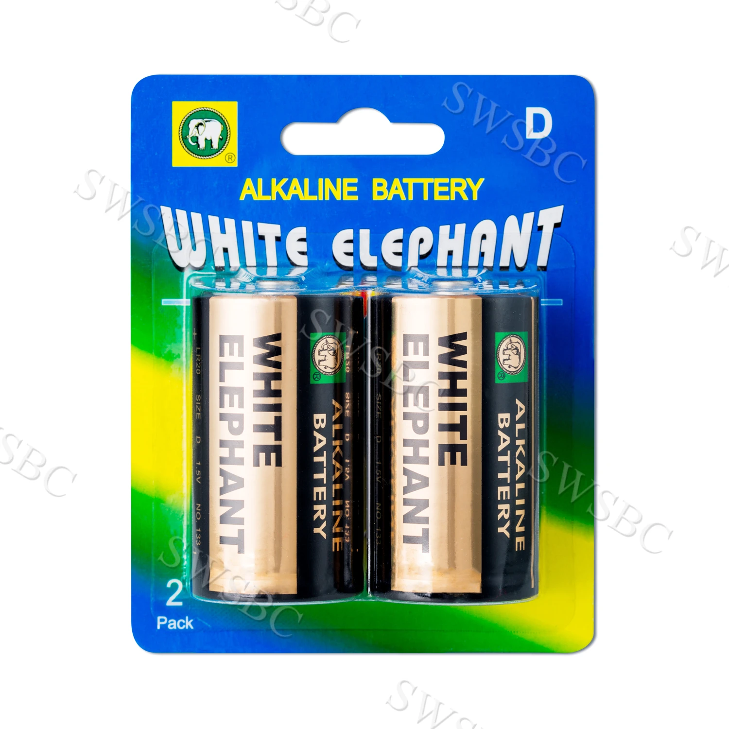 BEST QUALITY WHITE ELEPHANT BRAND ALKALINE  BATTERY LR20 D size