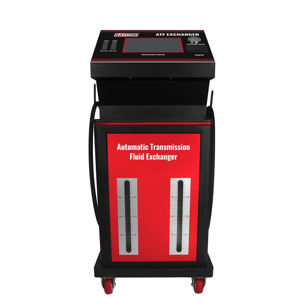 GATmatic полностью автоматический 10-дюймовый сенсорный ЖК-экран быстрая Безопасная передача жидкого масла ATF обменник оборудование для ухода за автомобилем