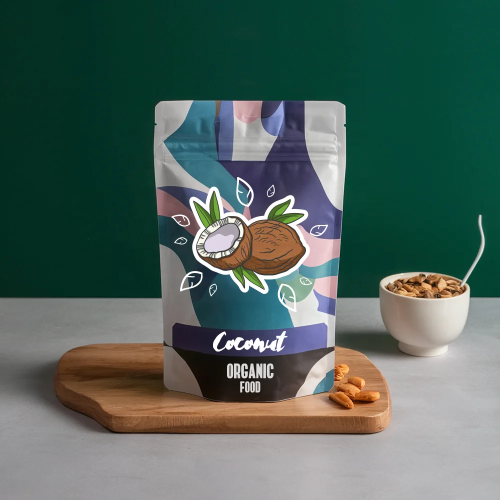 Personalized Resealable Stand Up Coffee Packaging 100g 150g 250g 500g 1kg Biodegradable Custom Coffee Bags with zipper