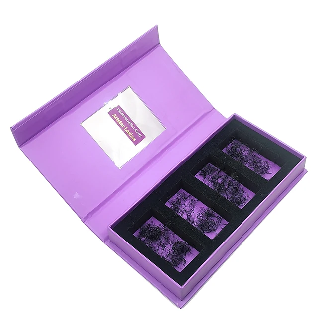 Eyelash Supplier Best Selling Loose C CC D Curl 100% Handmade  Pre Made Fans Natural Looking Long Stem Pre Made Fans