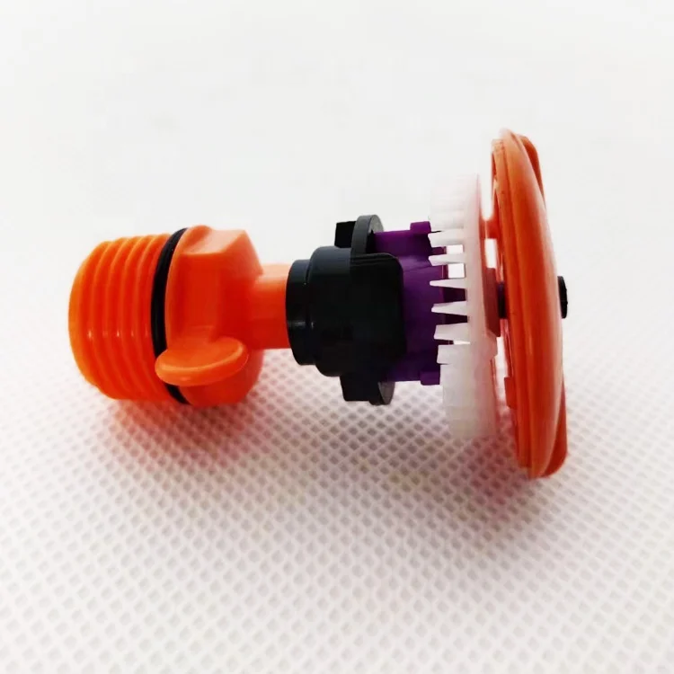 360 Degree Rotation Spray Nozzle 1/2 Inch Male Thread Oscillating Plastic Water Sprinkler For Garden Irrigation System