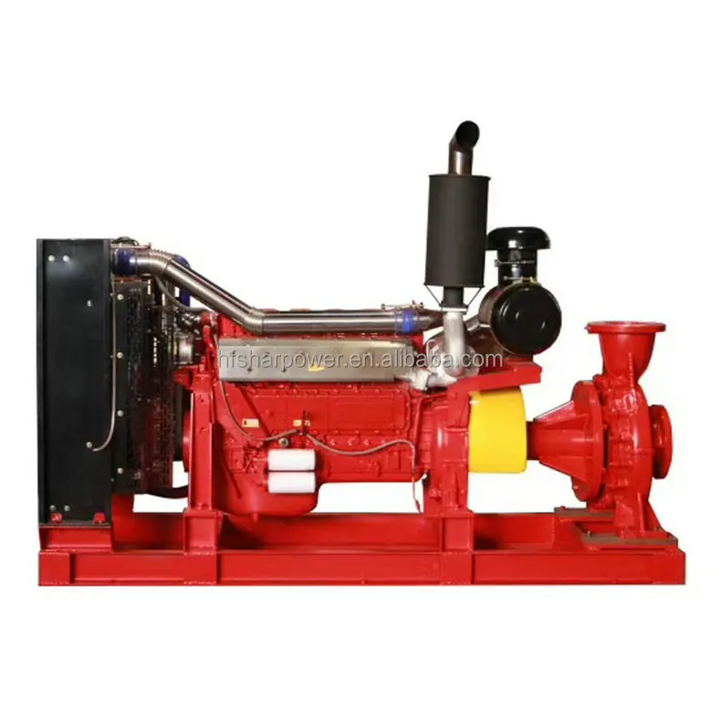 SHARPOWER single stage double suction fire fighting water pump set price list for sale