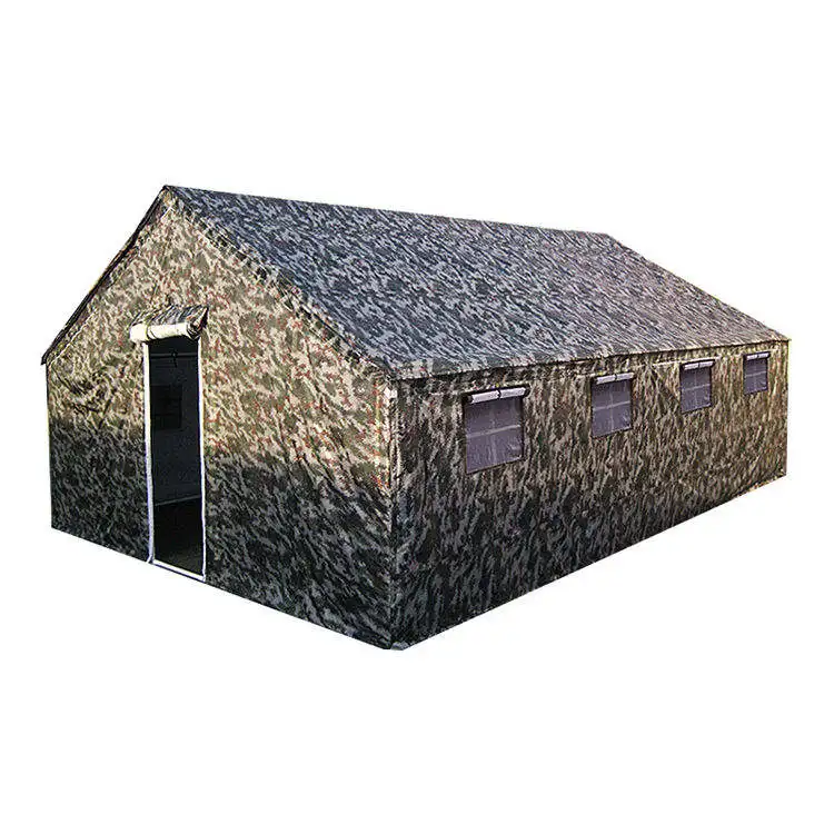 Fast delivery camouflage waterproof ultralight outdoor emergency water proof unhcr shelter disaster relief tent in pakistan