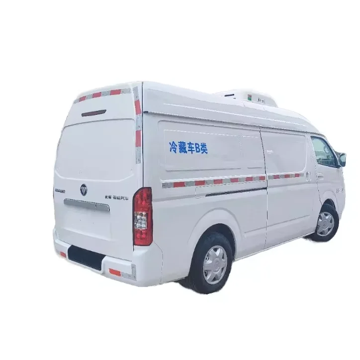 Foton 1Ton Refrigerated Van Car New Condition Manual Transmission Euro 2 Emission Standard 5T Gross Vehicle Weight 4L Engine