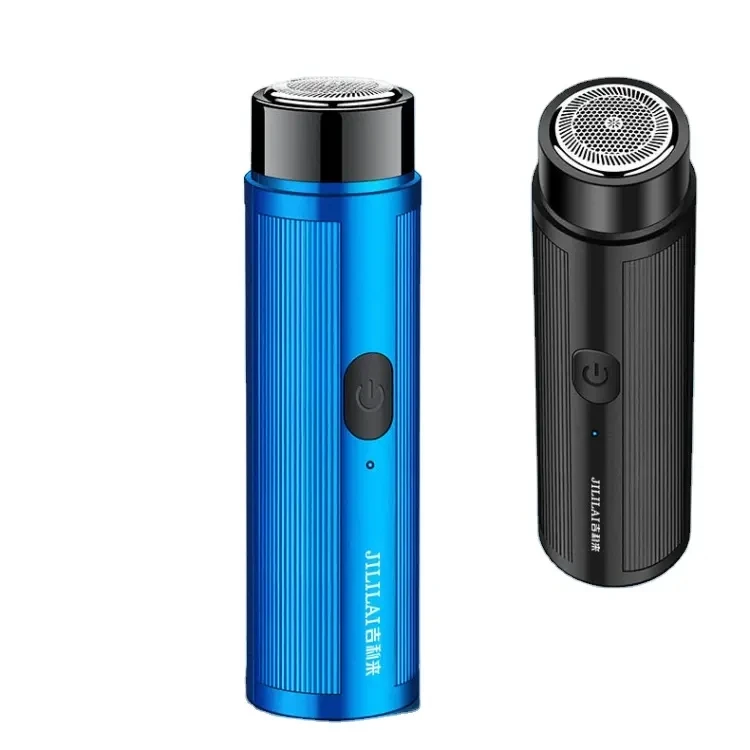 Men Mini Electric Shaver Automatic Razor Trimmer Portable Beard Knife Shaver Rechargeable Razor Travel Car Mini Shaver Black Usb