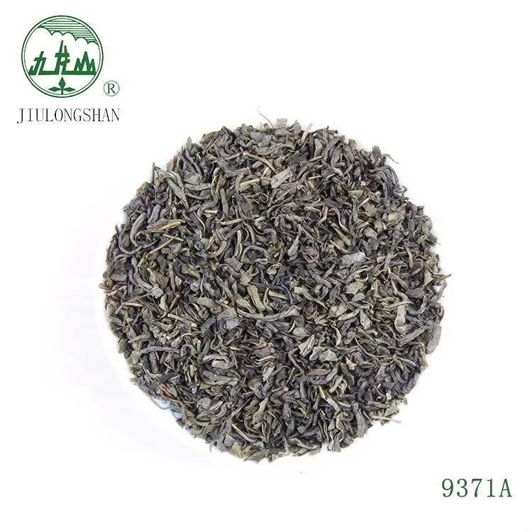 High Quality Te Verde Chun Mee 9371 Good Reputation China Pearl Shape Chunmee Green Loose Tea Powder