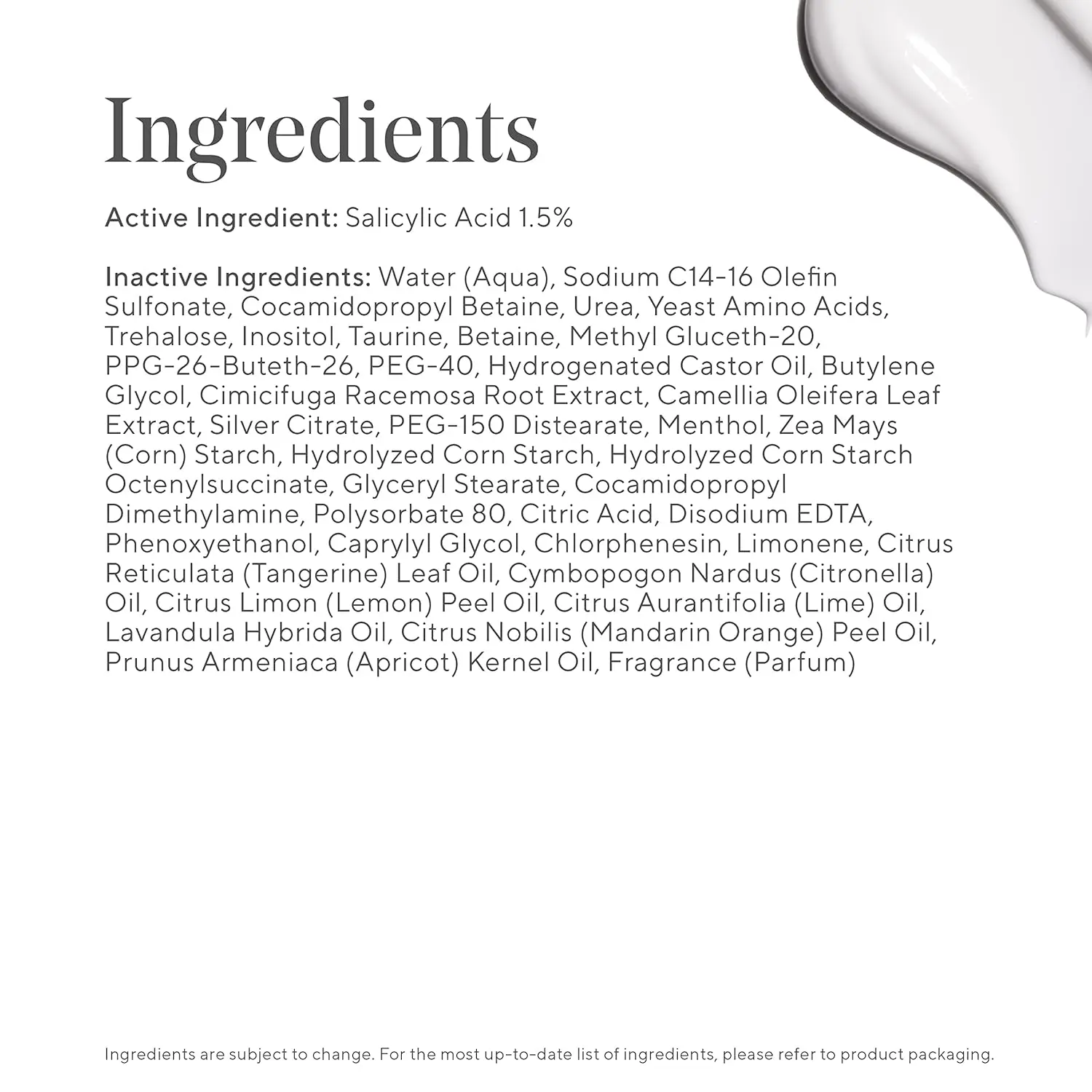 Aixin Private Salicylic Acid Cleanser For Normal Oily Skin Deep Clean Pores Mild Salicylic Acid Cleanser