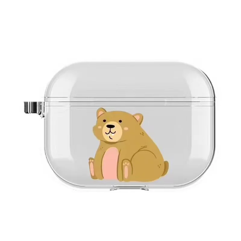 Hot Sale Luxury Custom Logo Airpod Case Airpods Pro 1St 2Nd 3Rd Gen Protective Case Set Cute Anime Airpods Cover With Keychain