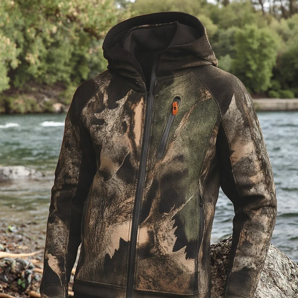MereSports Merino Wool Hunting Jacket Thick Autumn Premium Outdoor Fleece Hunting Wear