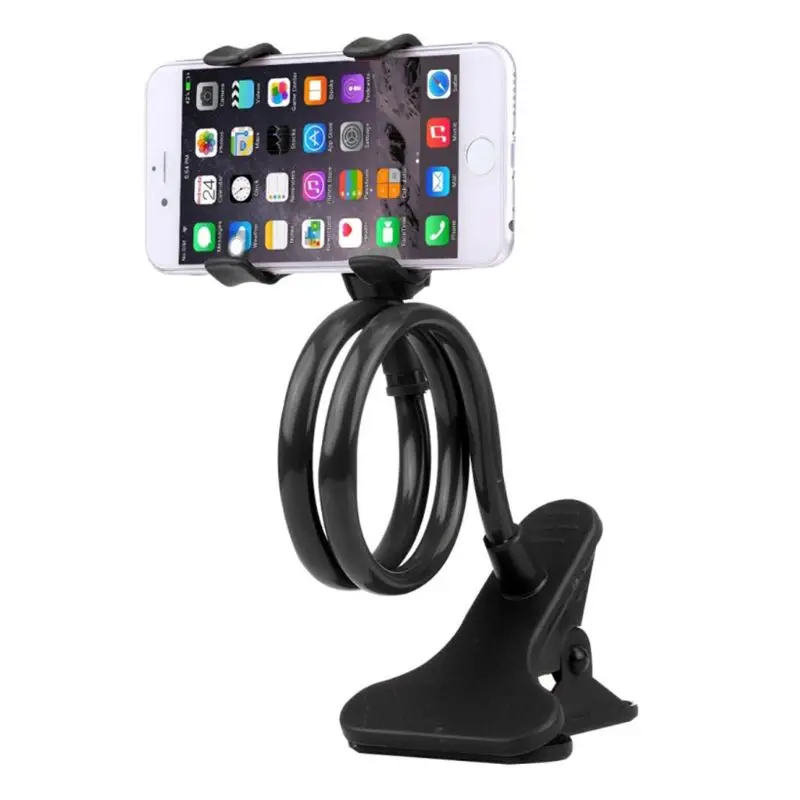 
Mobile Lazy Bracket Two Clamp Flexible Phone Stand Holder for Cellphone Support 