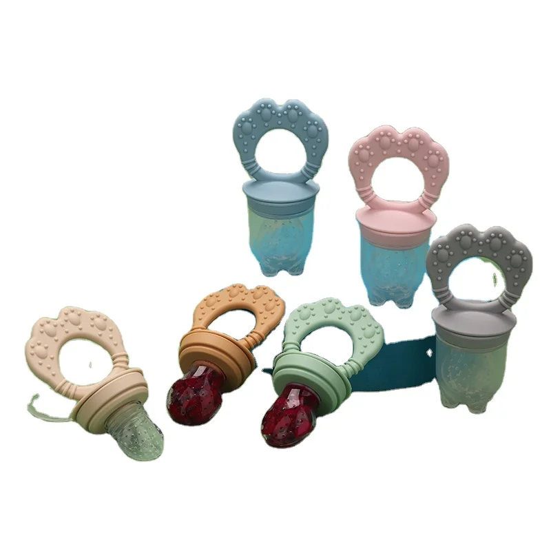 Silicone Baby Food Fruit Pacifier Feeder| Silicone Feeder Fruit Holder Sucker for Baby Infant