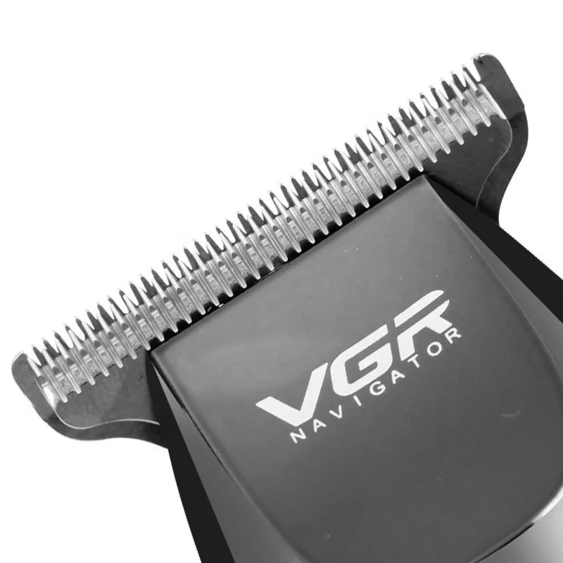 Машинка для стрижки волос VGR V030 Мужская профессиональный водонепроницаемый триммер с дисплеем низким уровнем шума