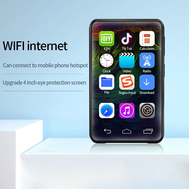 OEM/ODM Smart 4inch mp4 wifi full screen bt mp3 music player mp5
