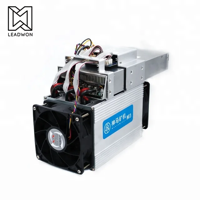 Новое поступление Whatsminer M3/M3X с БП 2145 Вт 33Th/s SHA-256 Bitcoin Miner ящер