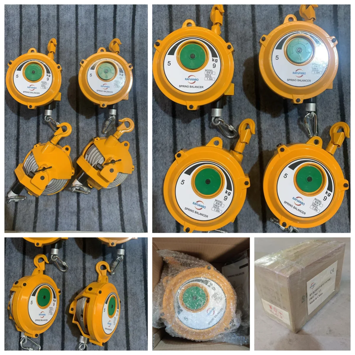 Assembly Tools Spring Balancer 1-3kg 3-5 Kg Balance Weighing Scale 1-200kg with Stainless Cable Length