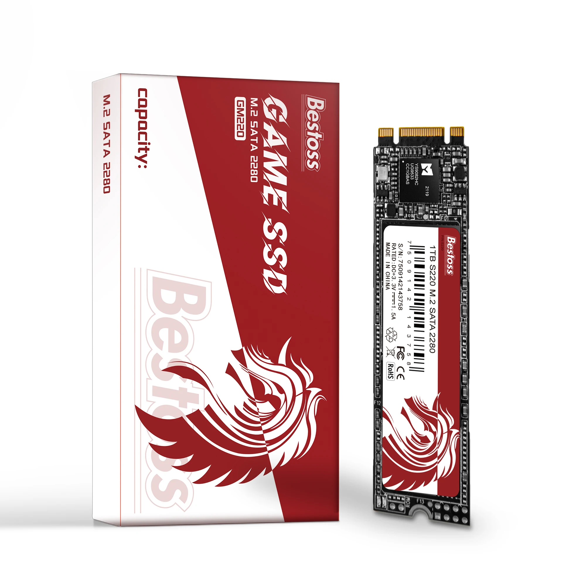 Bestoss M.2 2280 жесткого диска OEM NGFF 120 ГБ 128 ГБ 240 512 1 ТБ твердотельный накопитель M2 SATA SSD