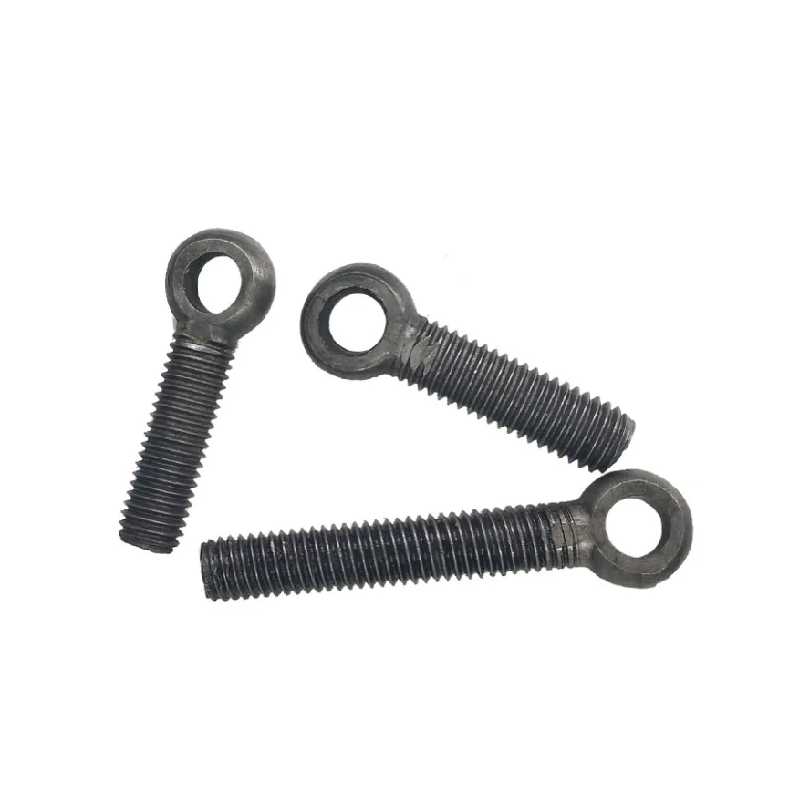 M10 Carbon Steel Black Oxide Eye/Swing Bolt Fine&Coarse Thread DIN 444