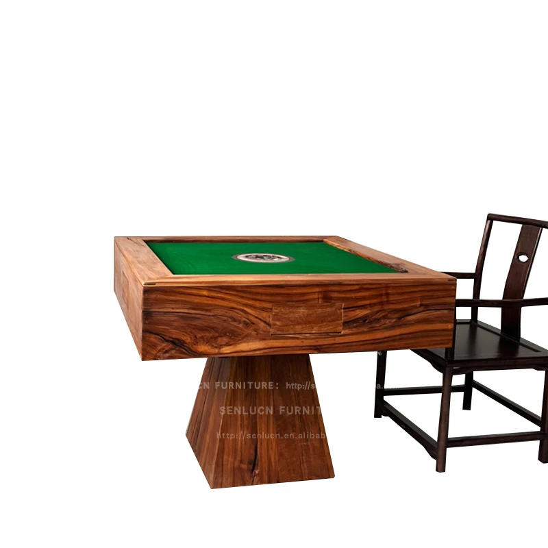 Newly Upgraded Quality Luxury Style Silent Home Multiplayer Smart Soild Wood Mahjong Table