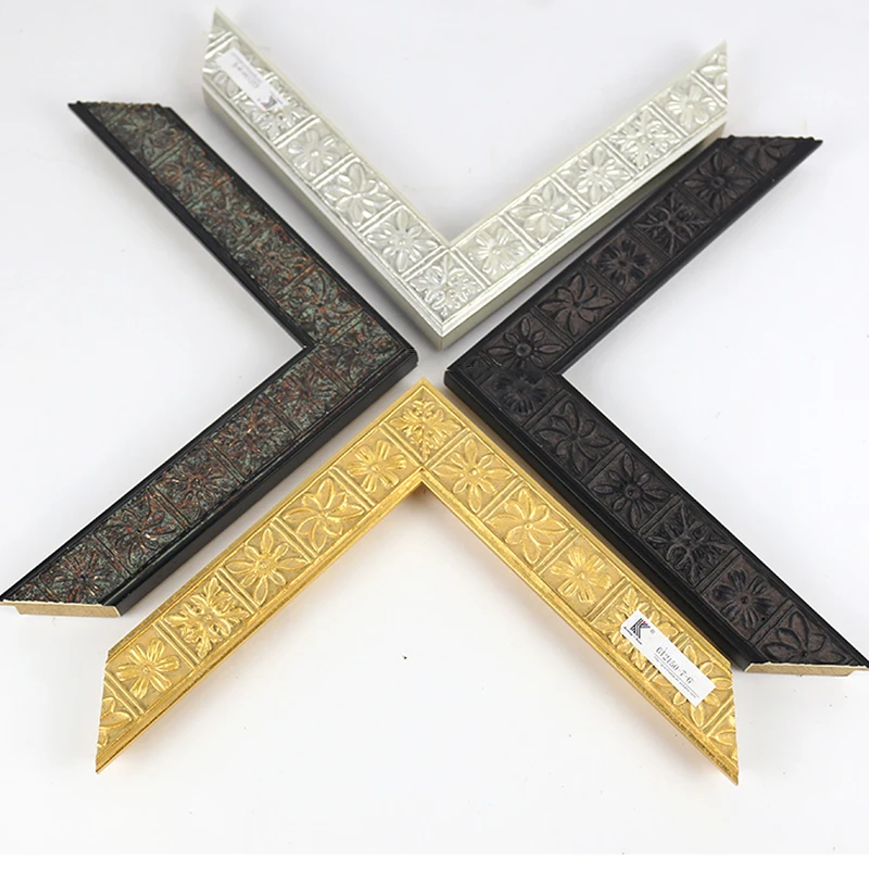 Home Decor Antique Wood Picture Painting Frame Moulding Wooden